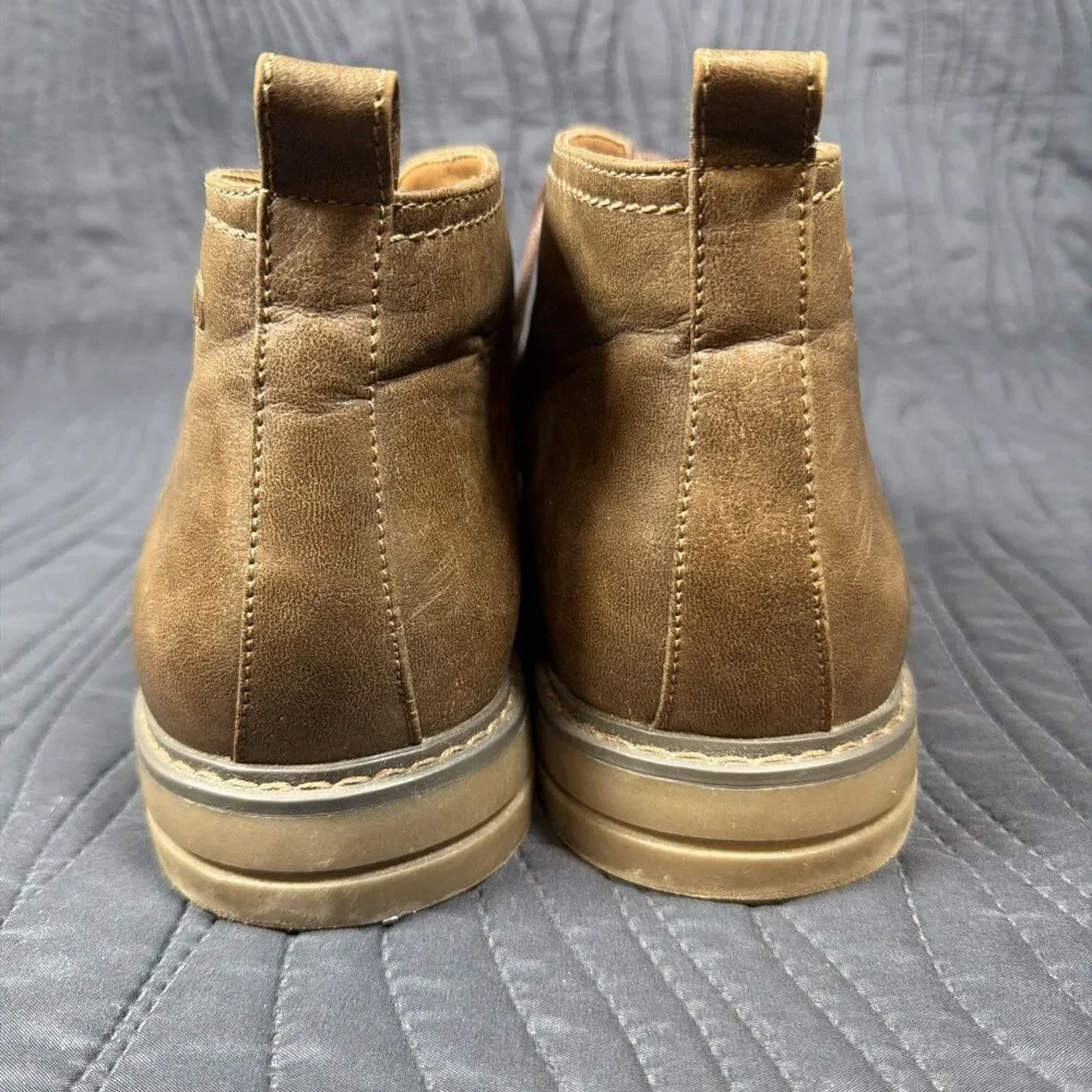 IZOD Cally Men’s Size 13M Brown Chukka Ankle Boots Lace-Up Man Made